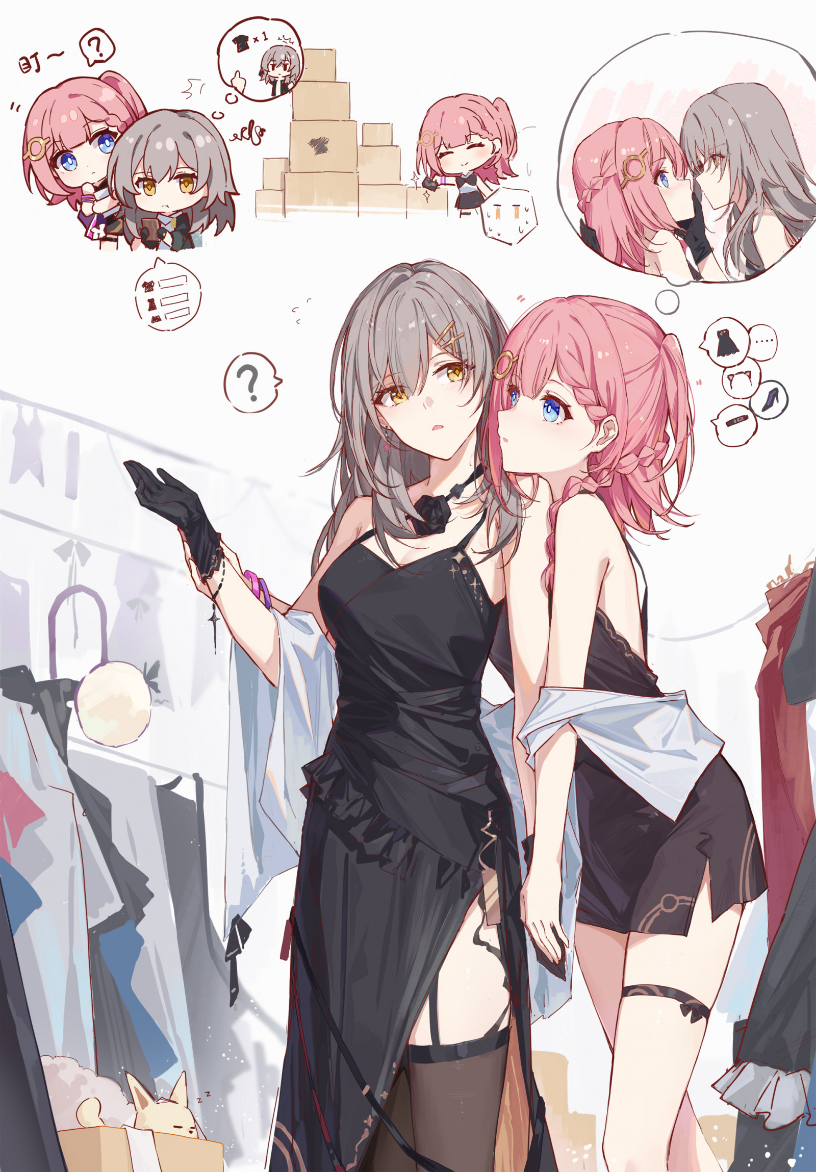 anime, anime dívky, Pixiv