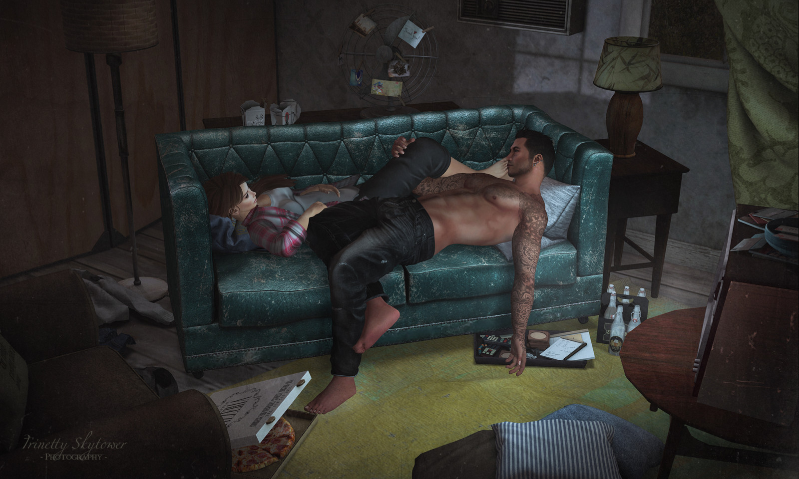 digitální, póza, logo, přitulit se, fotografování, haraburdí, pár, avatar, vinyl, SL, líný, druhý život, Virtuální, hýčkat, TMD, DDD, oyasumi, elua, ooostudio, secondspaces, themensdept, NetflixAndChill