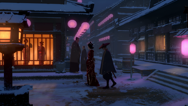 samurai,town,Blue Eye Samurai