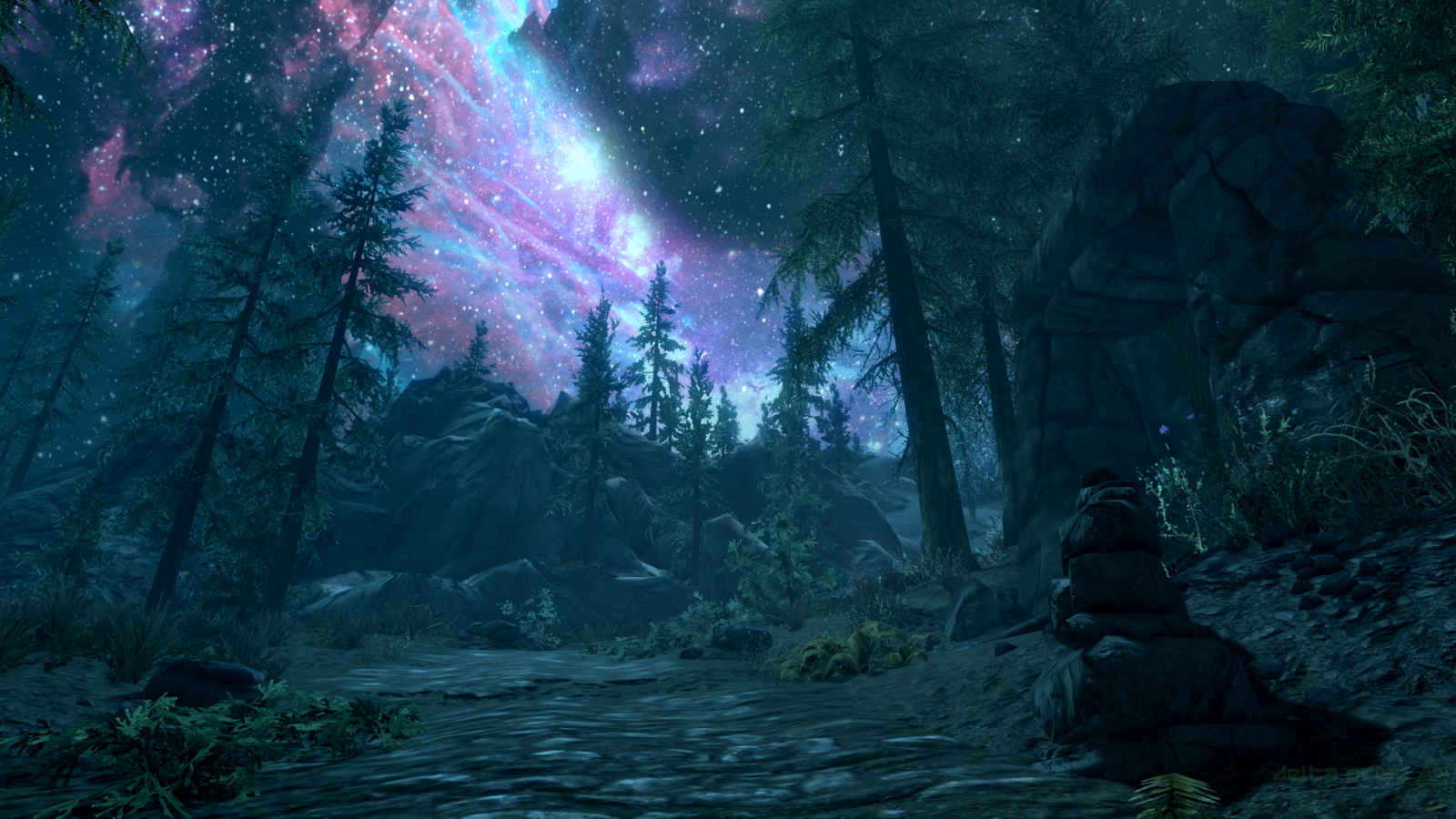 Wallpaper The Elder Scrolls V Skyrim, Mount Kilkreath, Meridia's