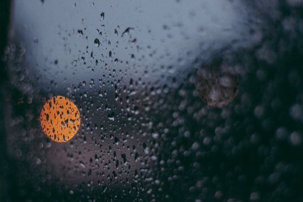 bokeh,raindrop,dark blue,rain