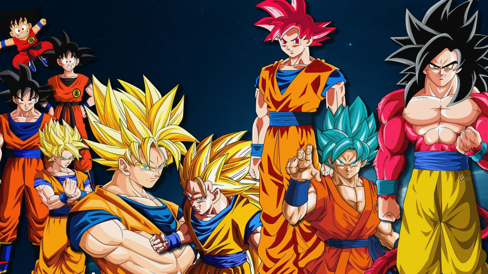 illustration, anime, drage kugle, Son Goku, tegneserier, Dragon Ball Z Kai, mytologi, skærmbillede, musikteater, fiktiv karakter, tegneserie