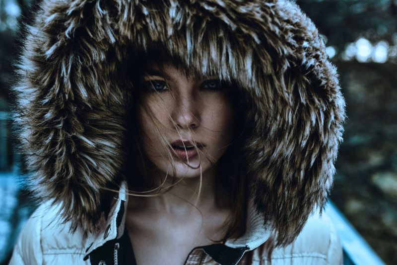 ansigt, Kvinder, model, blå øjne, Kigger på seeren, emhætter