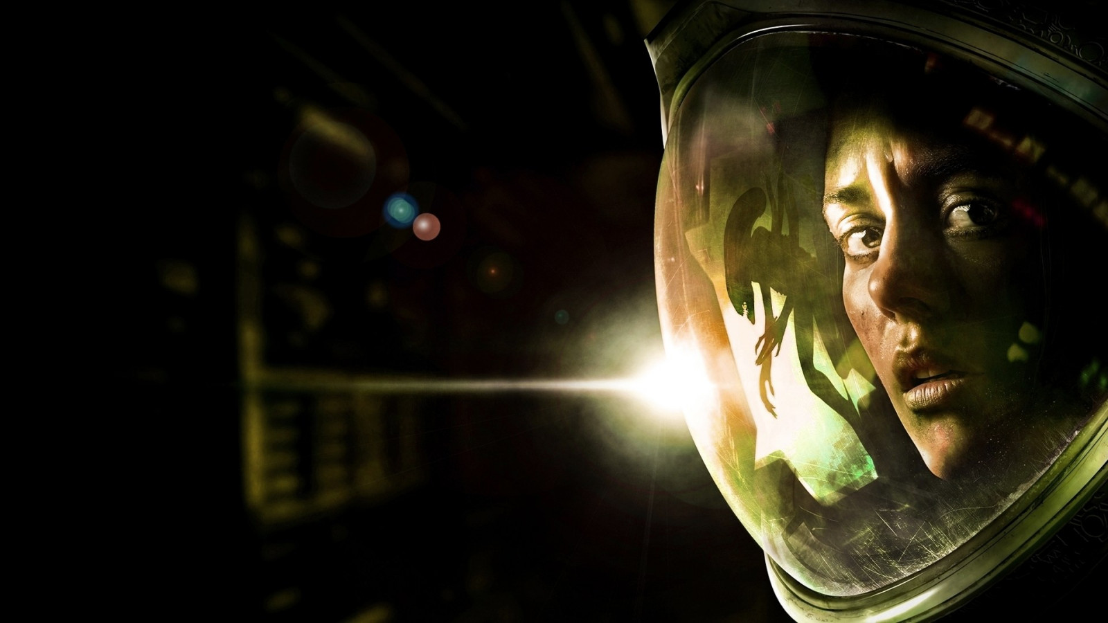 Wallpaper : night, photography, green, astronaut, Alien Isolation ...