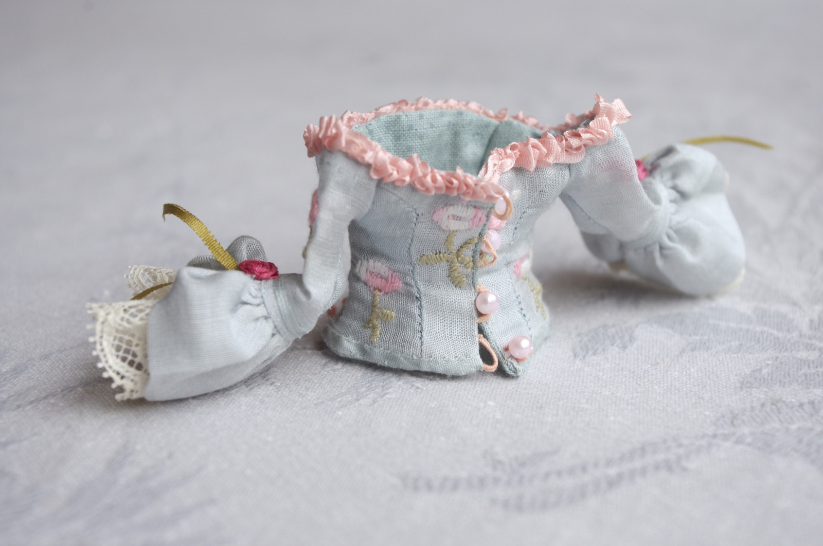 vestito, perline, nastro, Bambola, pizzo, impostato, seta, Blythe, stile, Abiti, secolo, fatto a mano, attrezzatura, toga, cucire, prodotto, marie, ricamato, ricamo, 18 °, pompadour, Antoinette