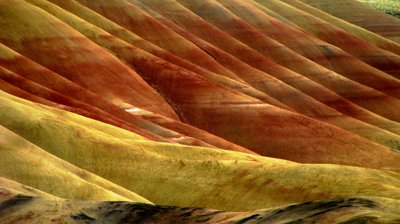 Červené, Spojené státy americké, žlutý, Oregon, centraloregon, fosilní, postel, nebo, eroze, půda, usazenina, Jíl, vrstva, popel, zvětralý, vrstvy, žebro, kreslit, Den Země, lůžkoviny, kal, johndayfossilbeds, potůček, runnel, rokle, vrstvení, oregontrip, johnday, vrstvené, bentonite, oligocene, johndayfossilbedsnationalmonument, paleosol, bedded, 33ma