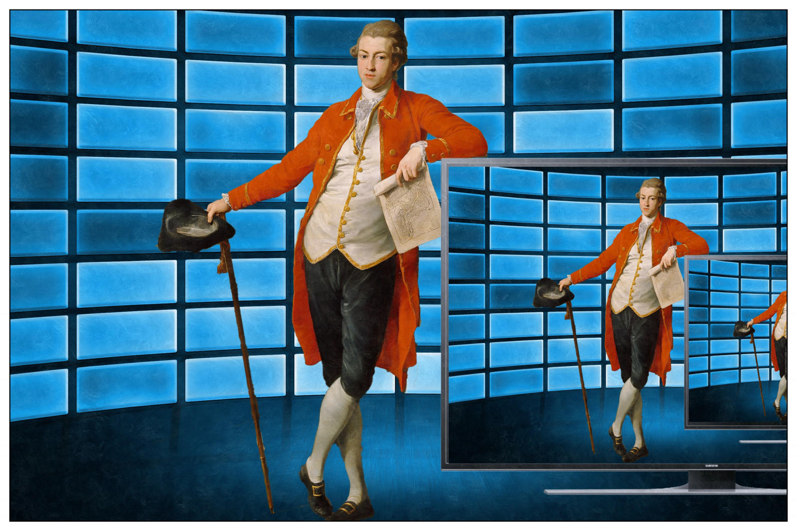 Photoshop, modrý, rám, Studio, 2017, volný čas, zábava, představení, olejomalba, profesionální, digitální umění, březen, sval, photomanipulation, rekreace, výzva, PhotoArt, sportovní dějiště, produkt, fyzická zdatnost, Pixlr, digitalmania