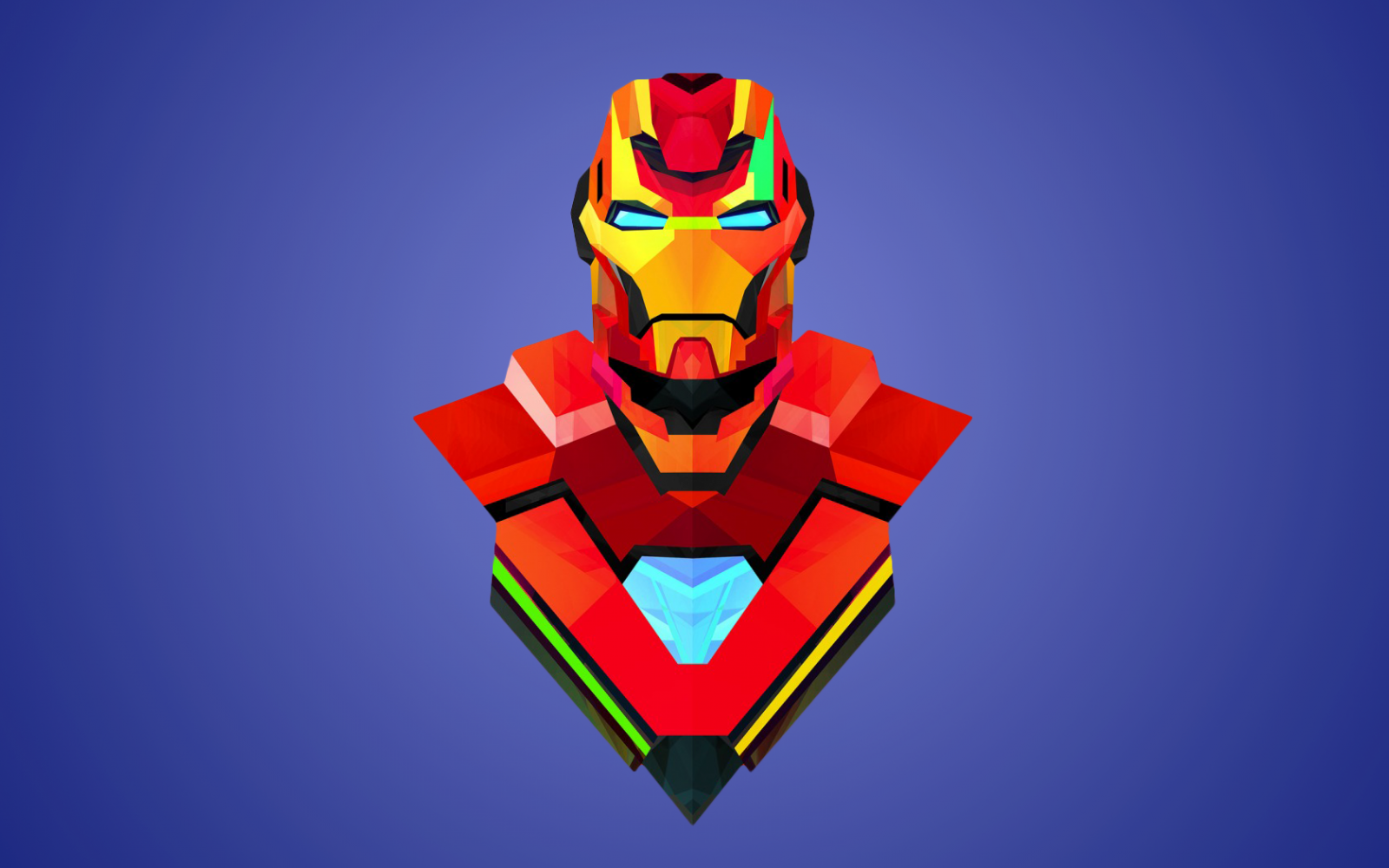 Wallpaper Illustration Superhero Iron Man Facets Toy Computer 