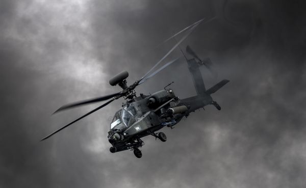 vehicle, war, aircraft, helicopters, Boeing Apache AH 64D, military