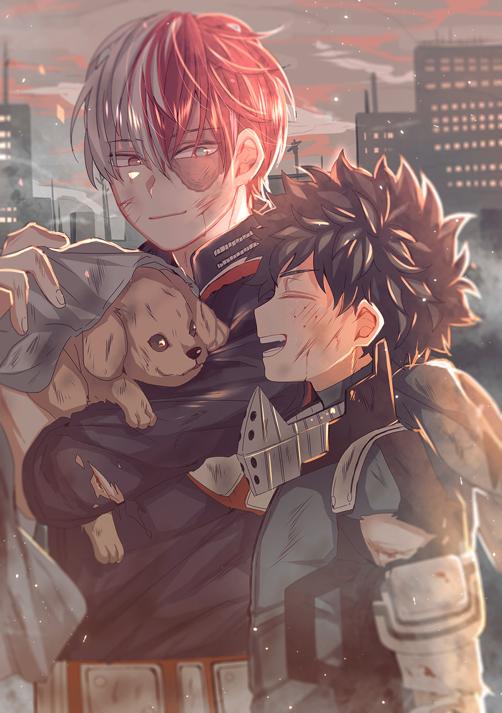pix Todiroki And Deku izuku midoriya midoriya izuku shouto