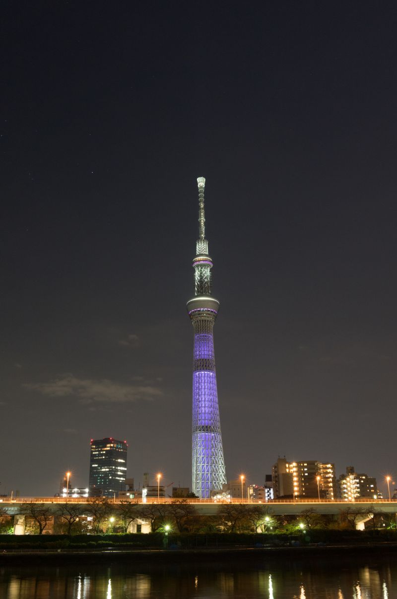 日本,シティ,都市景観,夜,建築,反射