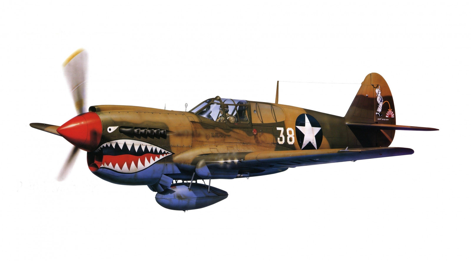 Wallpaper : World War II, aircraft, airplane, Curtiss P 40 Warhawk, war ...