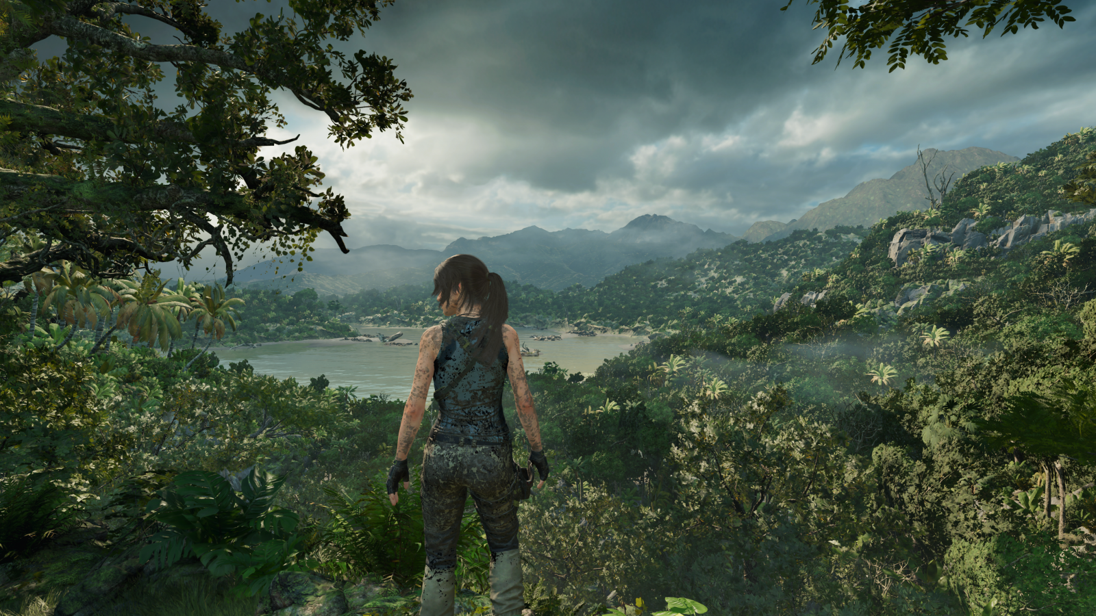 Lara Croft, Video Game Art, Tomb Raider, Shadow of the Tomb Raider, Video Game Landscape