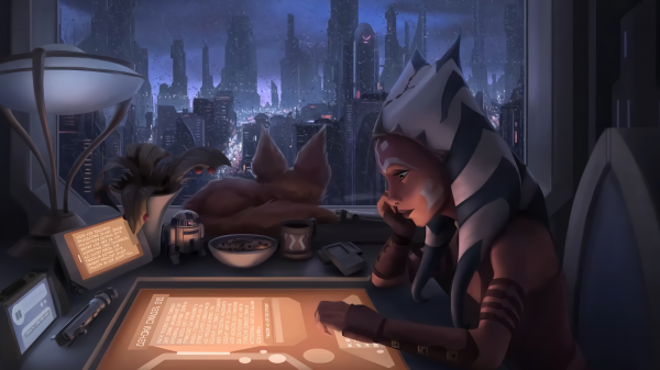Ahsoka Tano,Star Wars,fictional character,digital art,fan art,artwork