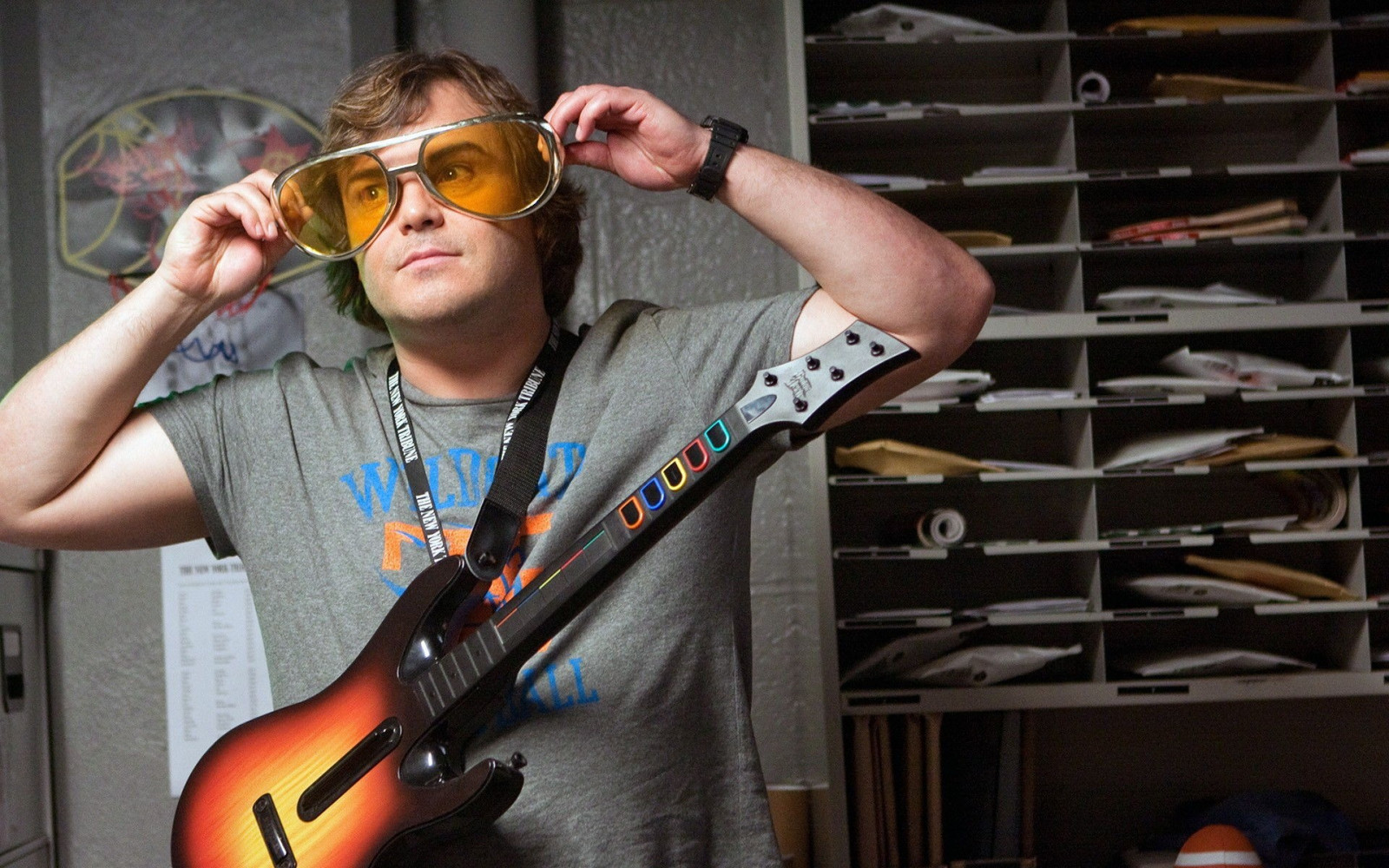 Wallpaper men guitar actor guitarist jack black 1920x1200