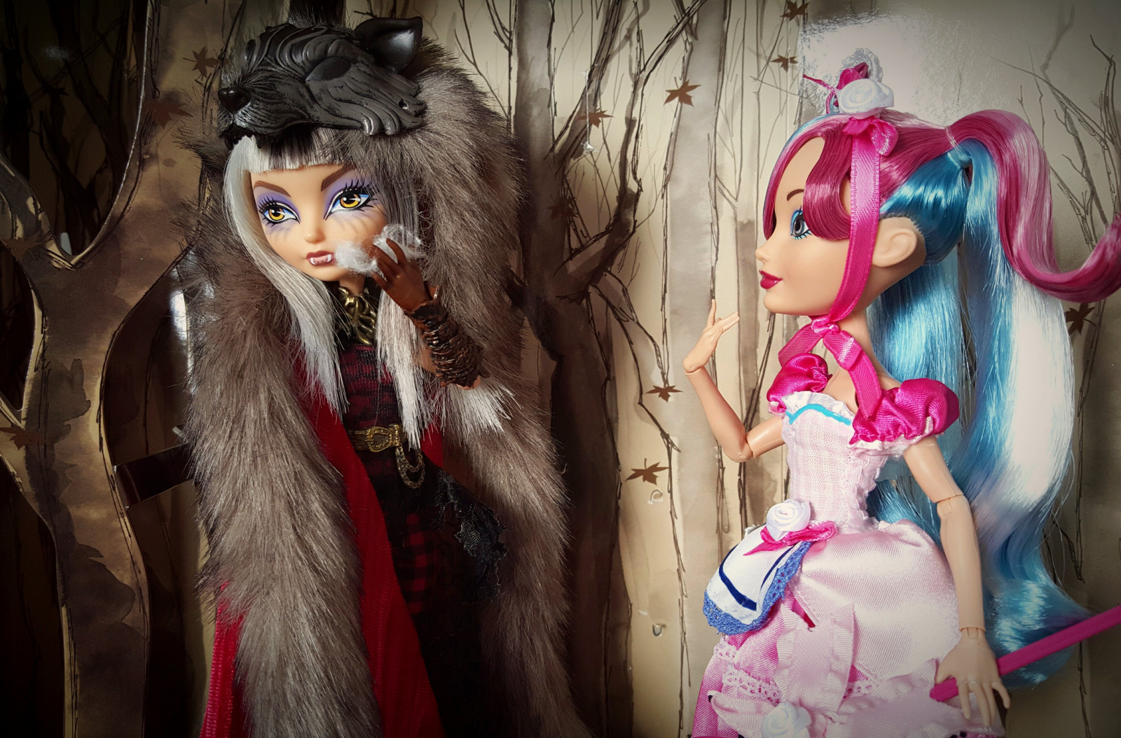 kjole, ulv, Legetøj, lyserød, 2015, dukke, brugerdefinerede, San, lilly, 2016, ny, høj, pige, lille, efter, skov, charmerende, cerise, år, eksklusiv, dukker, tegneserie, con, genfremstille, diego, reroot, OOAK, pip, skat, nogensinde, SDCC, Bo