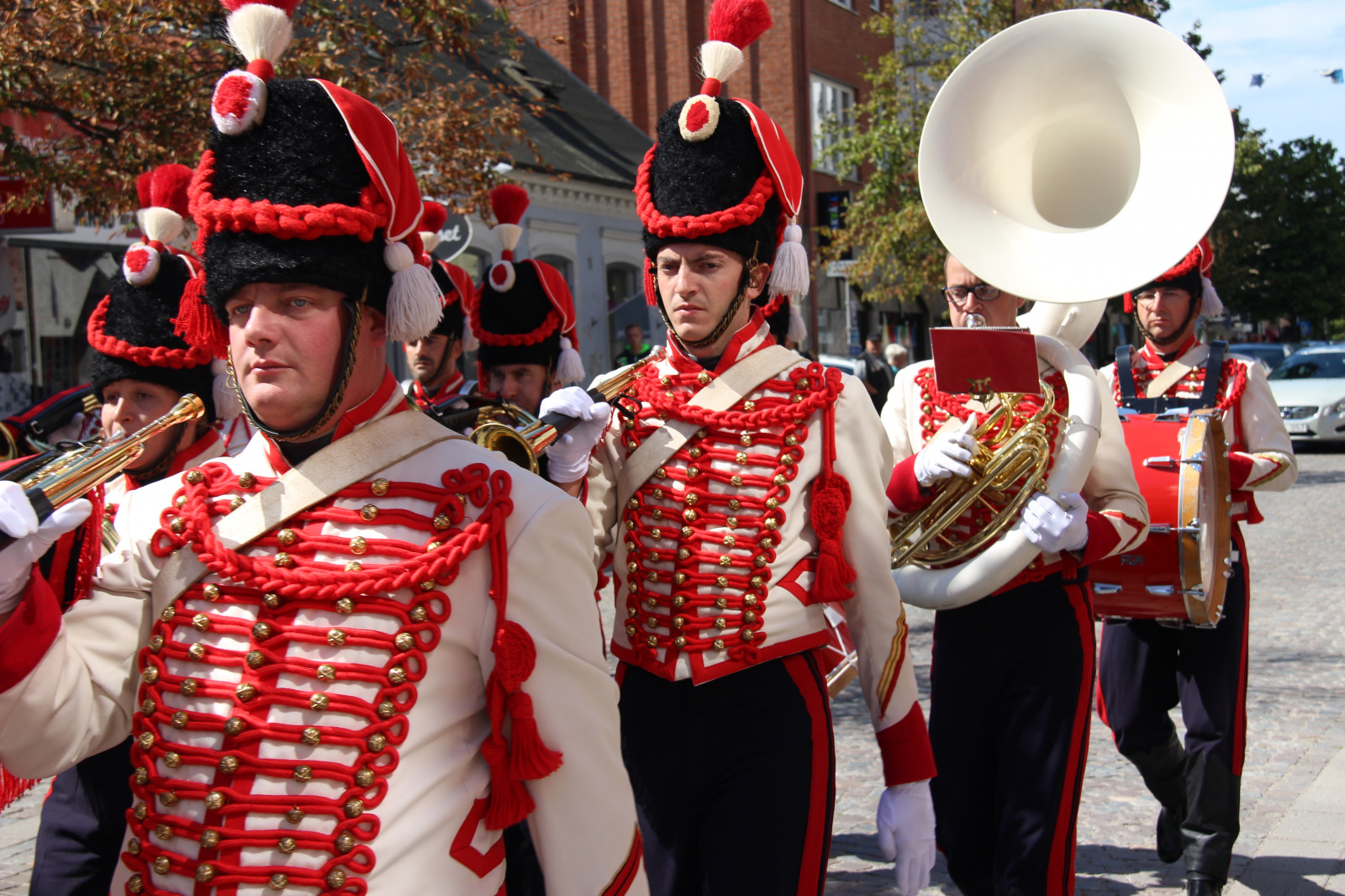 hudba, tetování, hudebník, Kánon, válečný, Osoba, událost, Karneval, průvod, festival, musik, canon100, nevydaný, orchestr, hudební nástroje, orkester, milit rorkester, hudebního tělesa, pochodující, pochodový orchestr