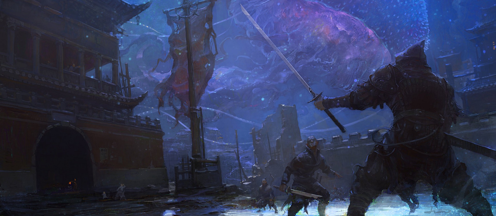 kunstværk, mytologi, spøgelse skib, mørke, skærmbillede, computer tapet, pc spil