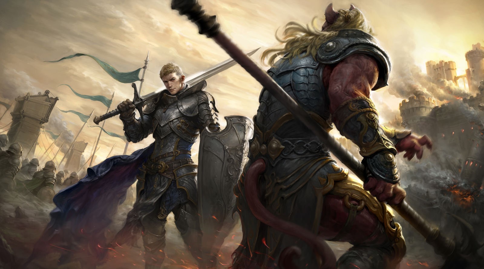 fantasy umění, voják, Osoba, mytologie, Snímek obrazovky, válečný magnát, počítač tapeta, pc hry, žoldák, 1600x889 px