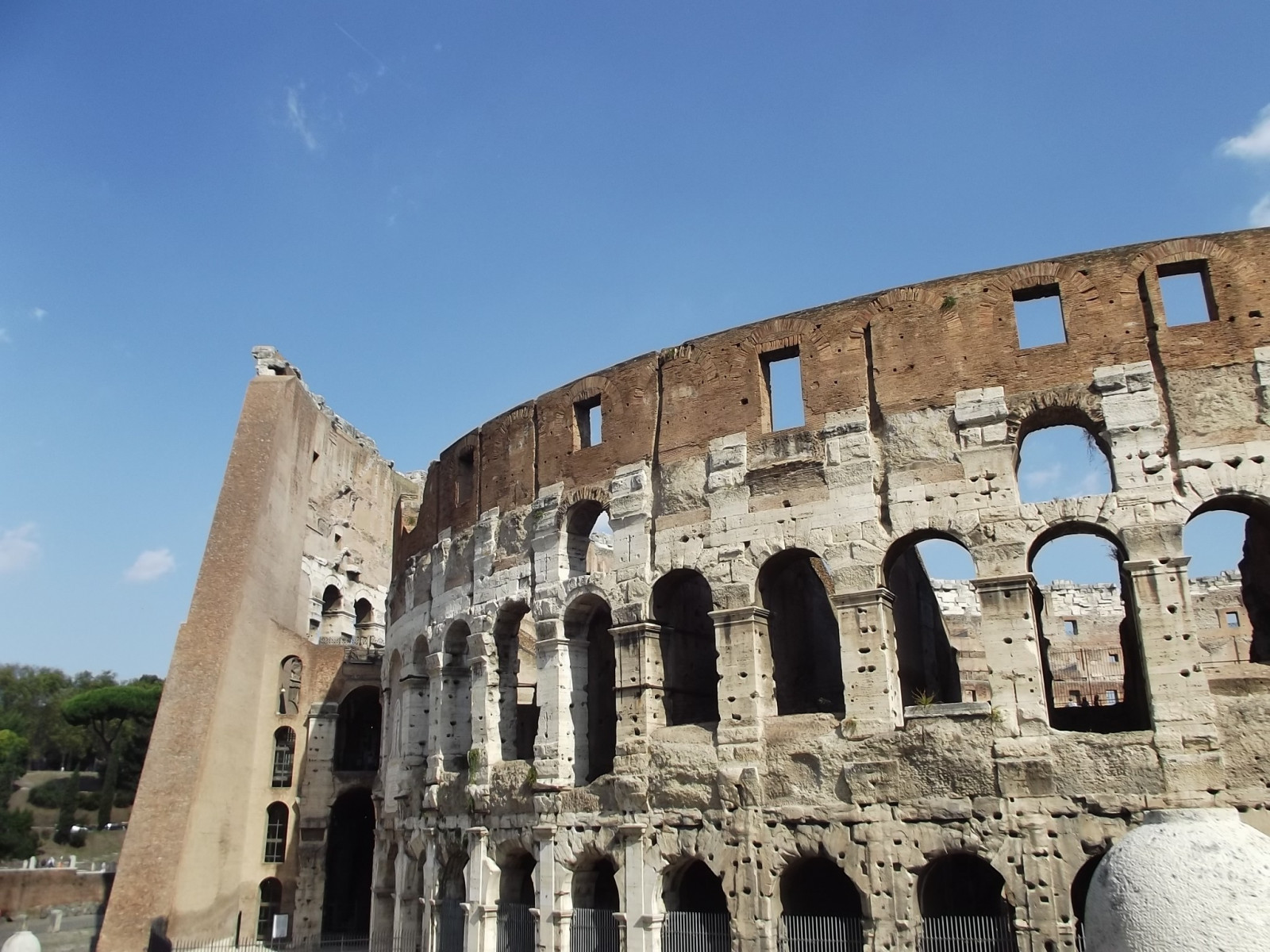 Wallpaper : Italy, nature, building, Rome, ruins, Colosseum, structure ...