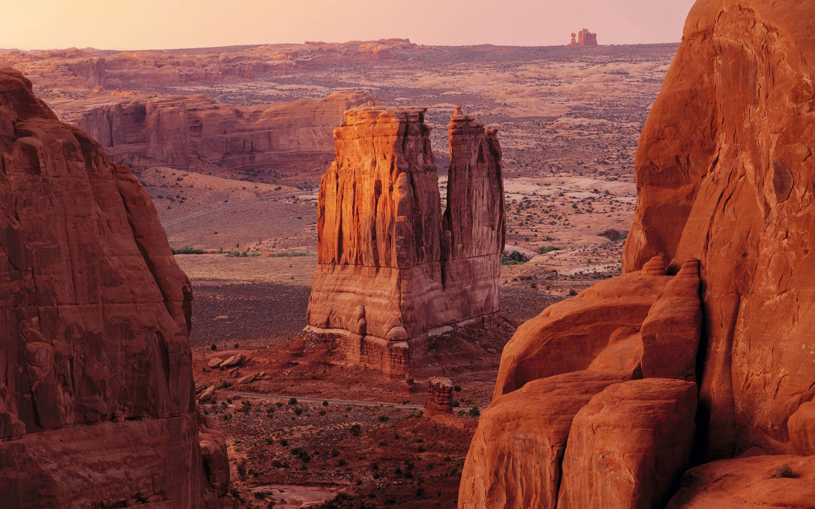 Wallpaper Landscape Rock Desert Valley Canyon Arch Formation 