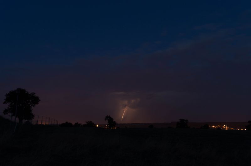 paysage,nuit,ciel,foudre,soir,Matin