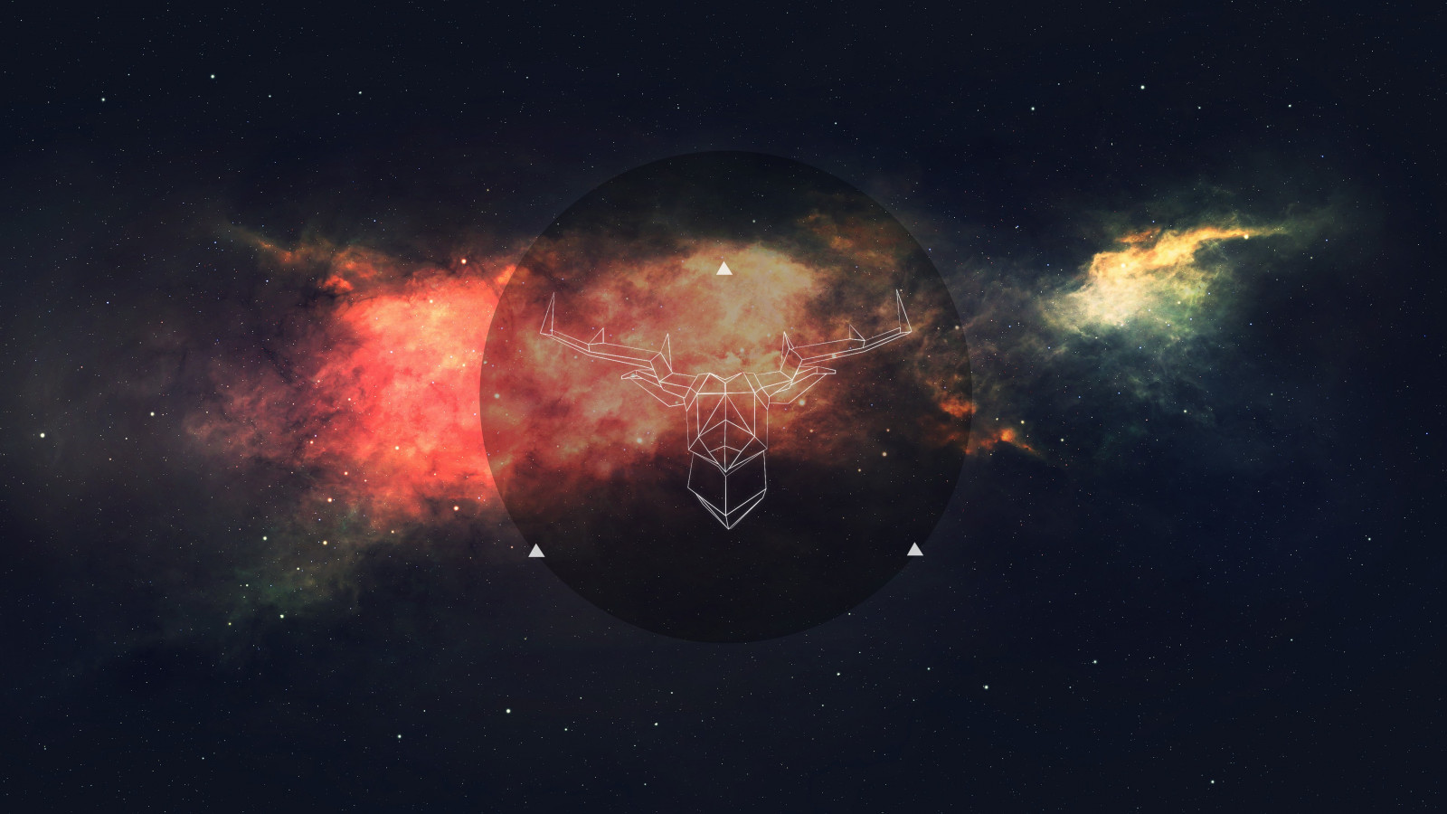 Jelen, galaxie, prostor, minimalismus, mlhovina, atmosféra, vesmír, astronomie, skeletové, vesmír, astronomický objekt