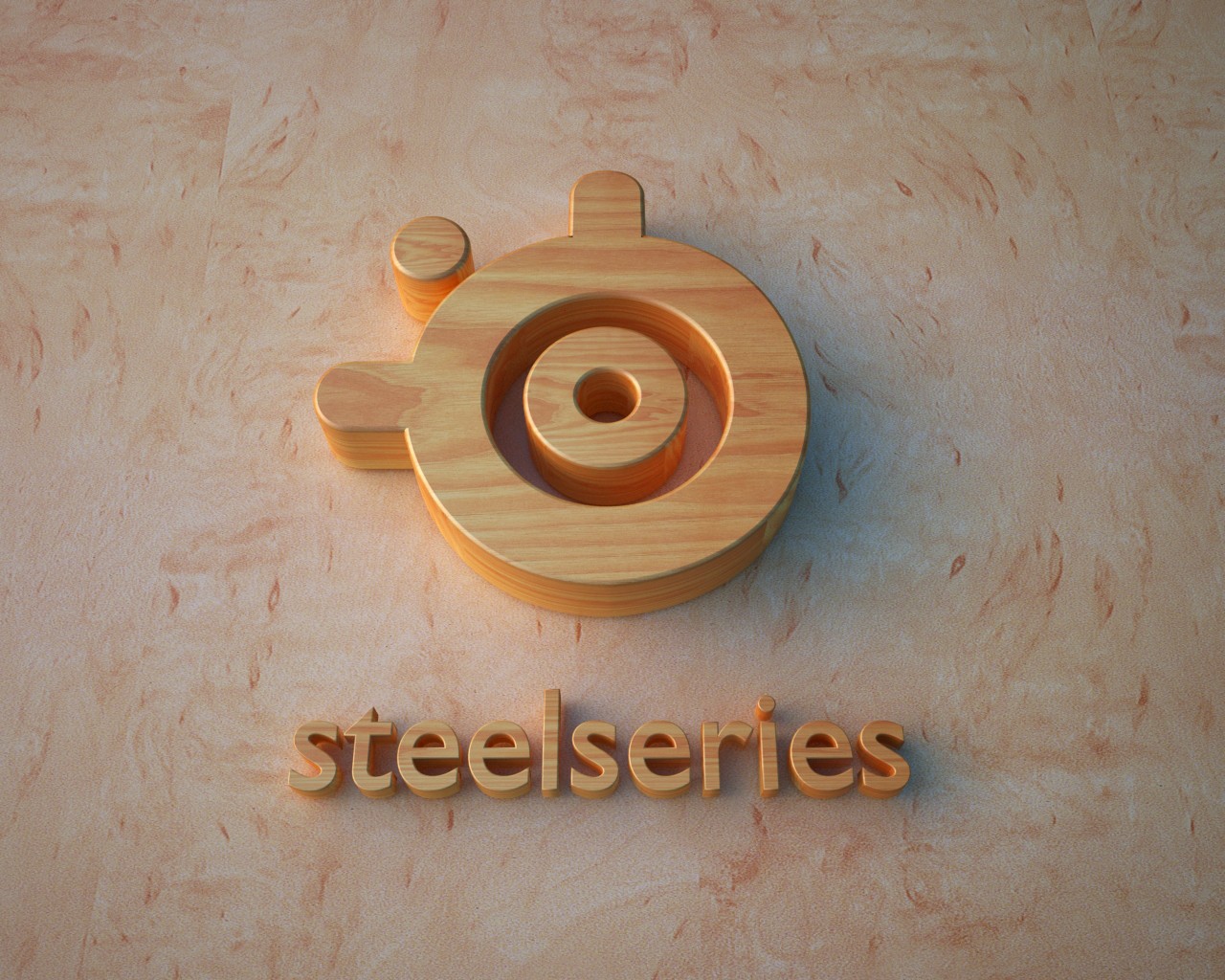 3D, lemn, text, siglă, cerc, SteelSeries, formă, podea, simbol, număr, font