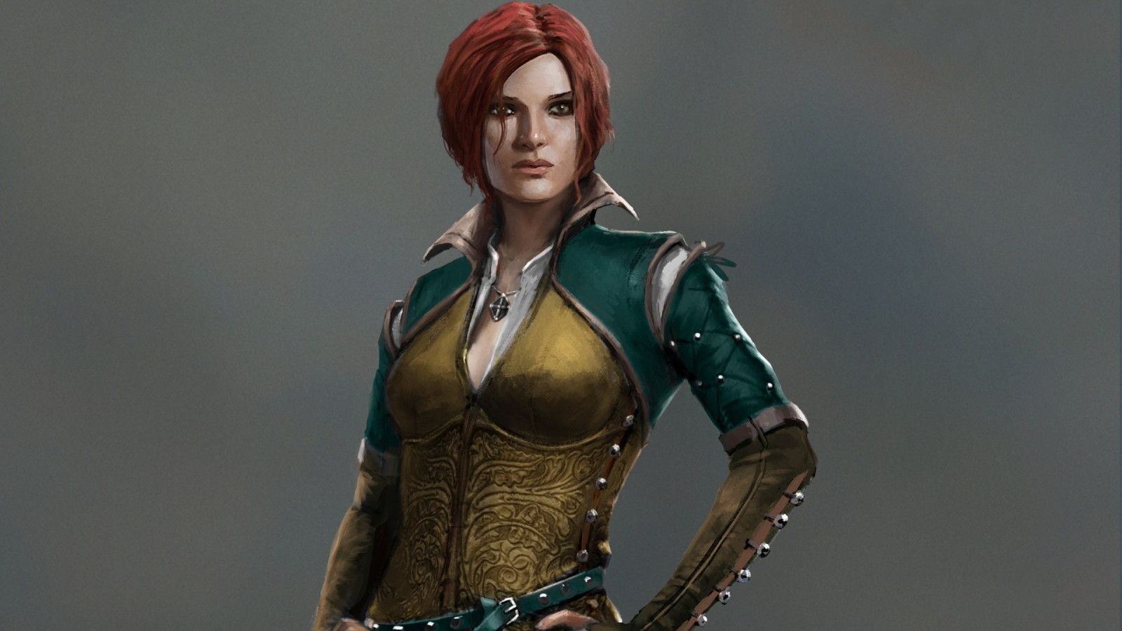 anime, The Witcher, Triss Merigold, Persona, immagine dello schermo, figurina, 1920x1080 px, personaggio fittizio, action figure, donna guerriera
