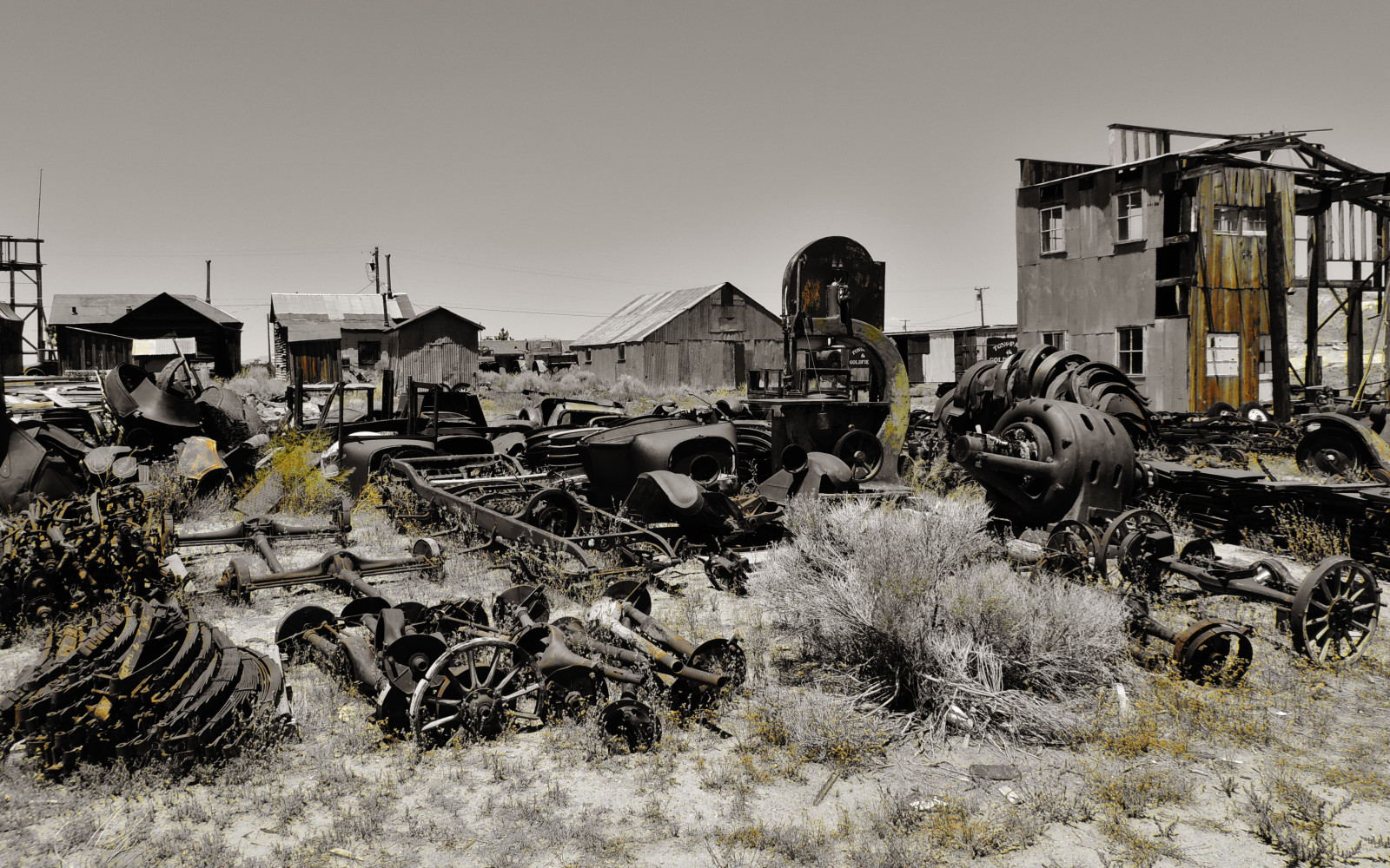 Araba, Araç, metal, Ağaç, hurda, ev, Manzara