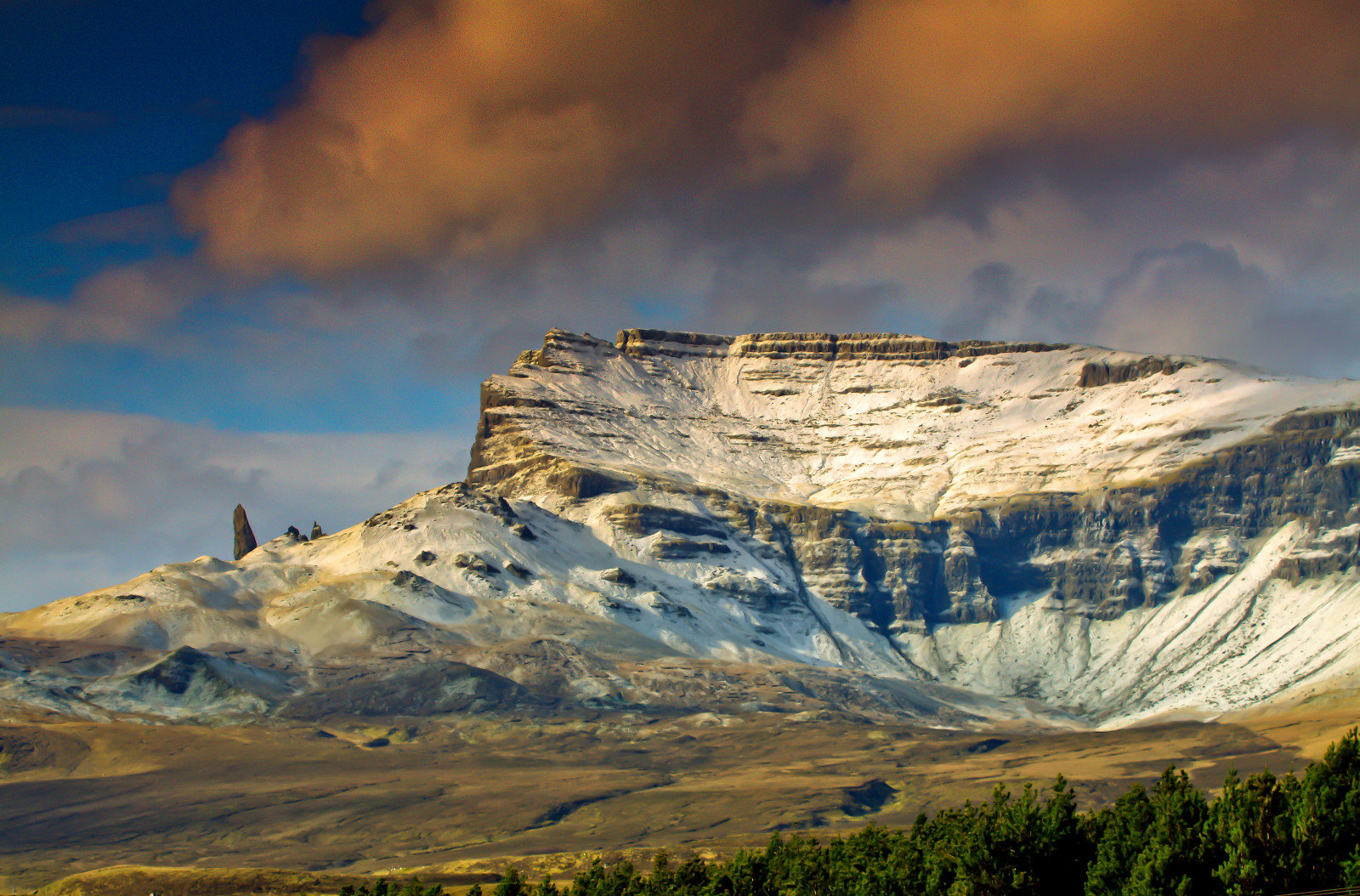 hory, Skye, Skotsko, barvy, stíny, scénický