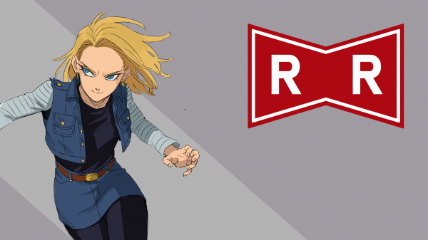 Android 18,blonde,red ribbon,red ribbon army,fighting stance,fighting