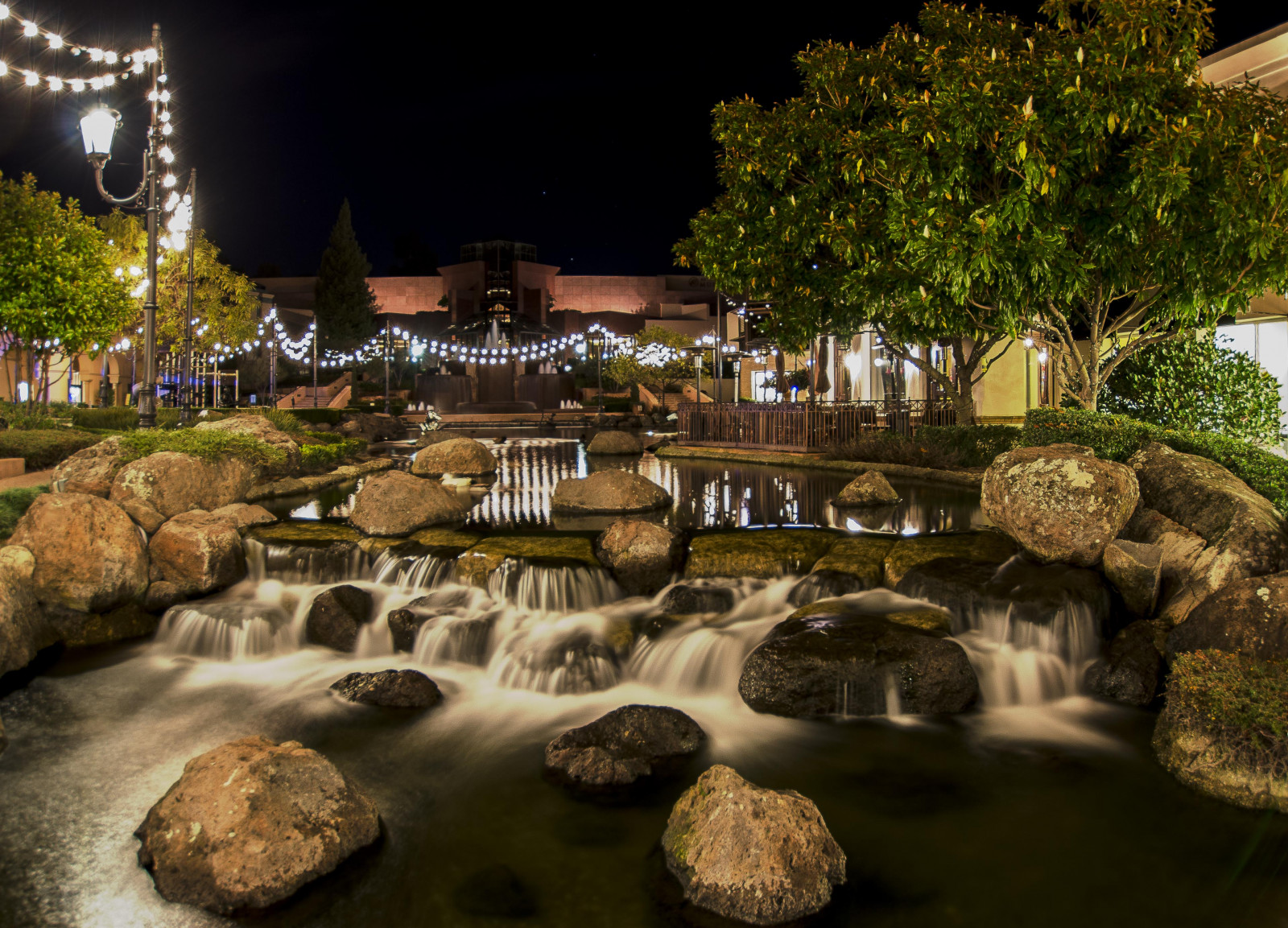 Wallpaper California, county, light, costa, architecture, night