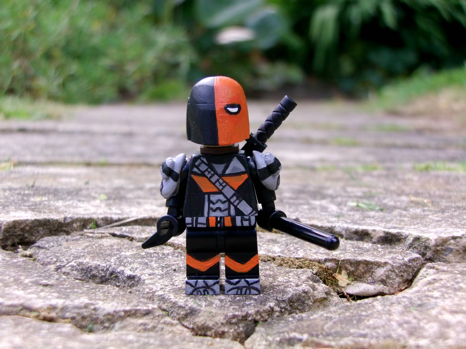 oranžový, Černá, zelená, helma, Bat-man, meč, kapuce, Šipka, brnění, assasin, Deathstroke, sameri