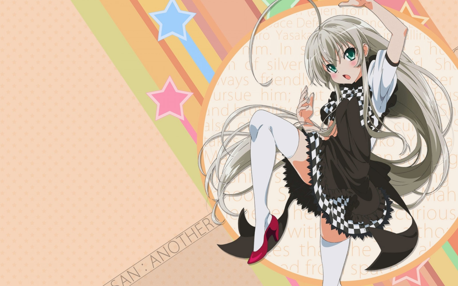ภาพวาด, ภาพประกอบ, อะนิเมะ, สาวอะนิเมะ, การ์ตูน, ต้นขาสูง, Haiyore Nyaruko san, Nyaruko, ร่าง, มังงะ
