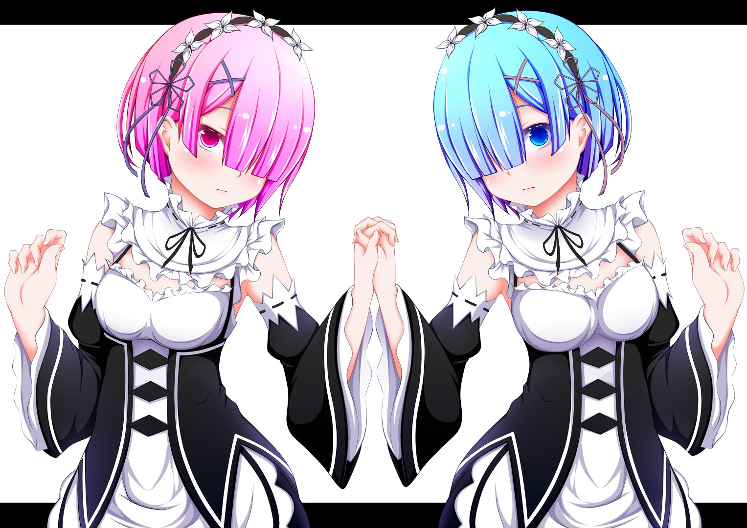 ilustrace, anime, anime dívky, umělecká díla, kreslená pohádka, Re Zero Kara Hajimeru Isekai Seikatsu, skica, mangaka