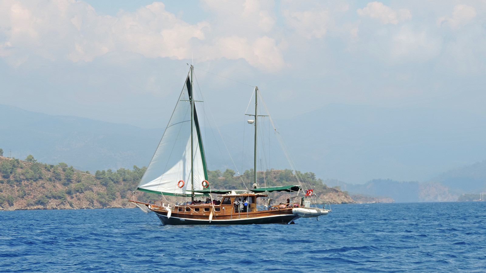 Wallpaper cruise, sea, summer, holiday, Turkey, boat, sailing, yacht