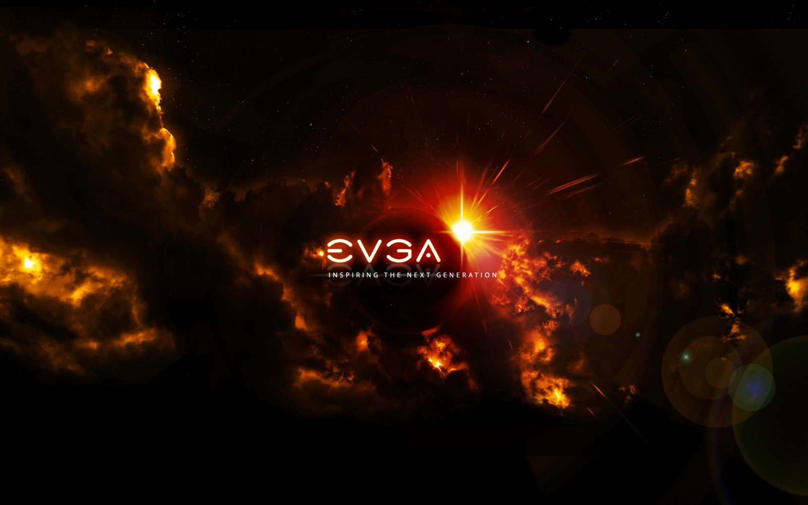 EVGA, light, flame, darkness, screenshot, computer wallpaper