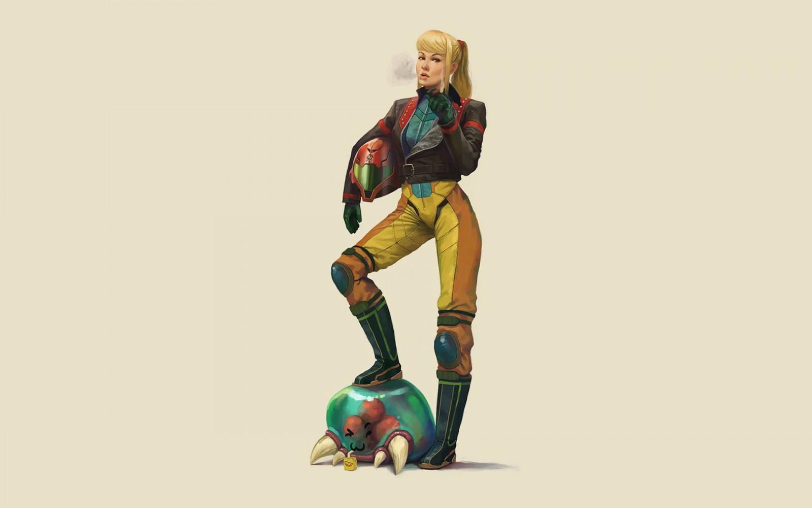 ilustrace, videohry, Samus Aran, fan art, Hračka, Nintendo, Osoba, Metroid Prime, figurka, 1920x1200 px, akční figurka, army men