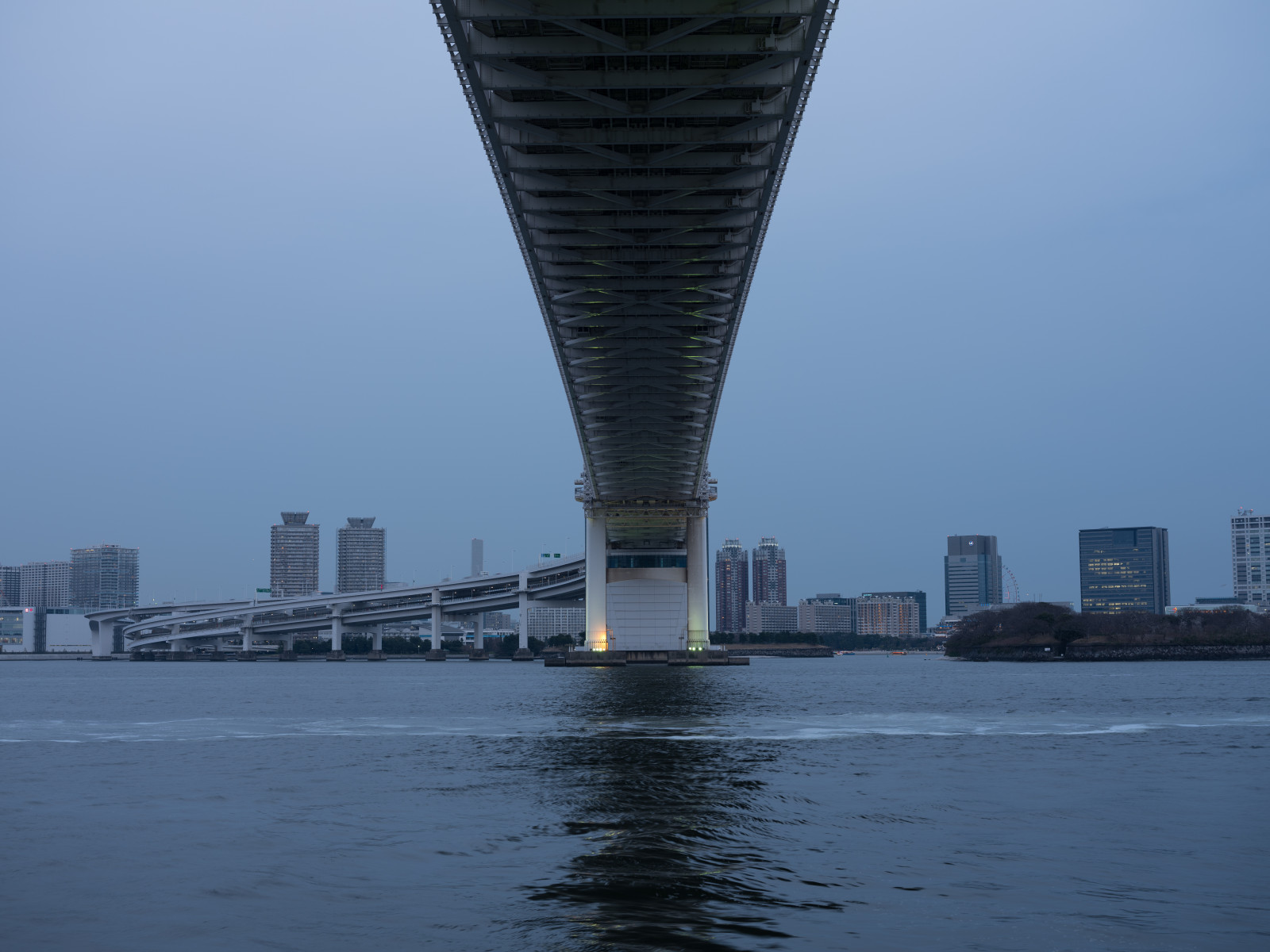 ญี่ปุ่น, เมือง, cityscape, สถาปัตยกรรม, เส้นขอบฟ้า, ตึกระฟ้า, หอคอย, สะพาน, โตเกียว, fujifilm, Jp, ส่องสว่าง, แสงสว่าง, ฟูจิ, ฟูจินอน, gf, gf63mm, gf63mmf28rwr, gfx, gfx50s, สถานที่สำคัญ, rainbowbridge, tokyobay, shibaura, หอบล็อก