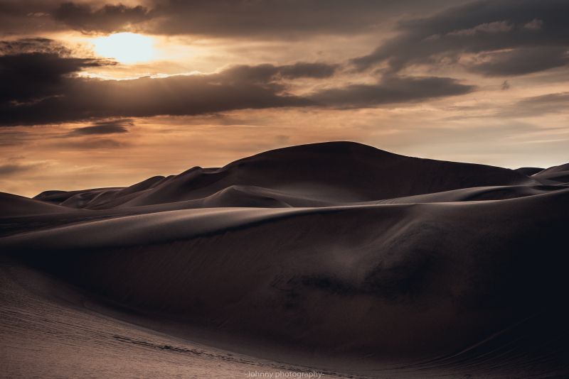 západ slunce, Peru, Amerika, Nikon, jižní, písek západ slunce, Peru, Amerika, Nikon, jižní, písek