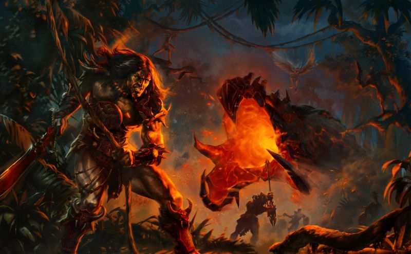 screenshot,seni fantasi,karya seni,pejuang,api,wallpaper komputer