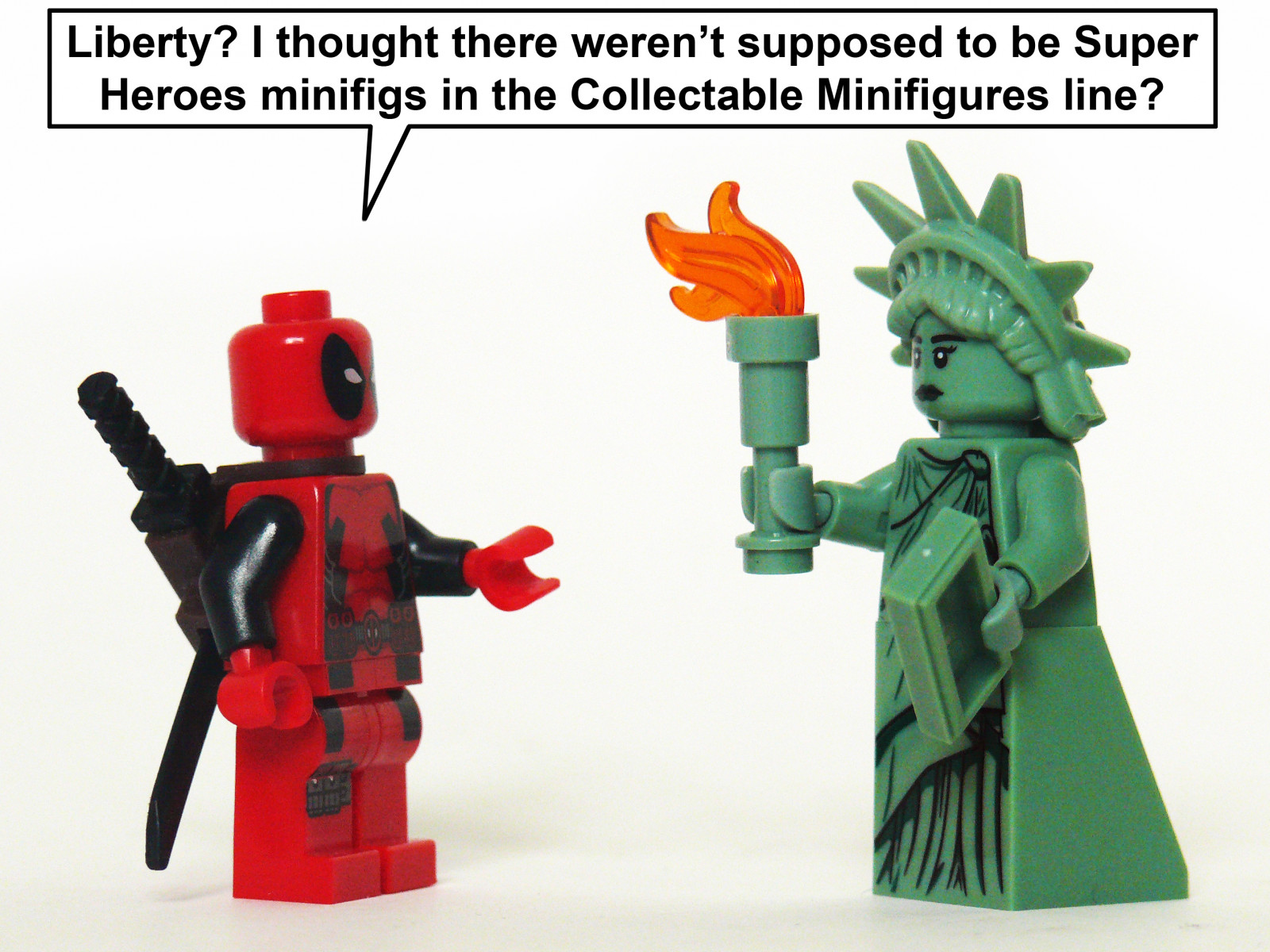 Wallpaper statue, lady, liberty, LEGO, videogame, superheroes, marvel