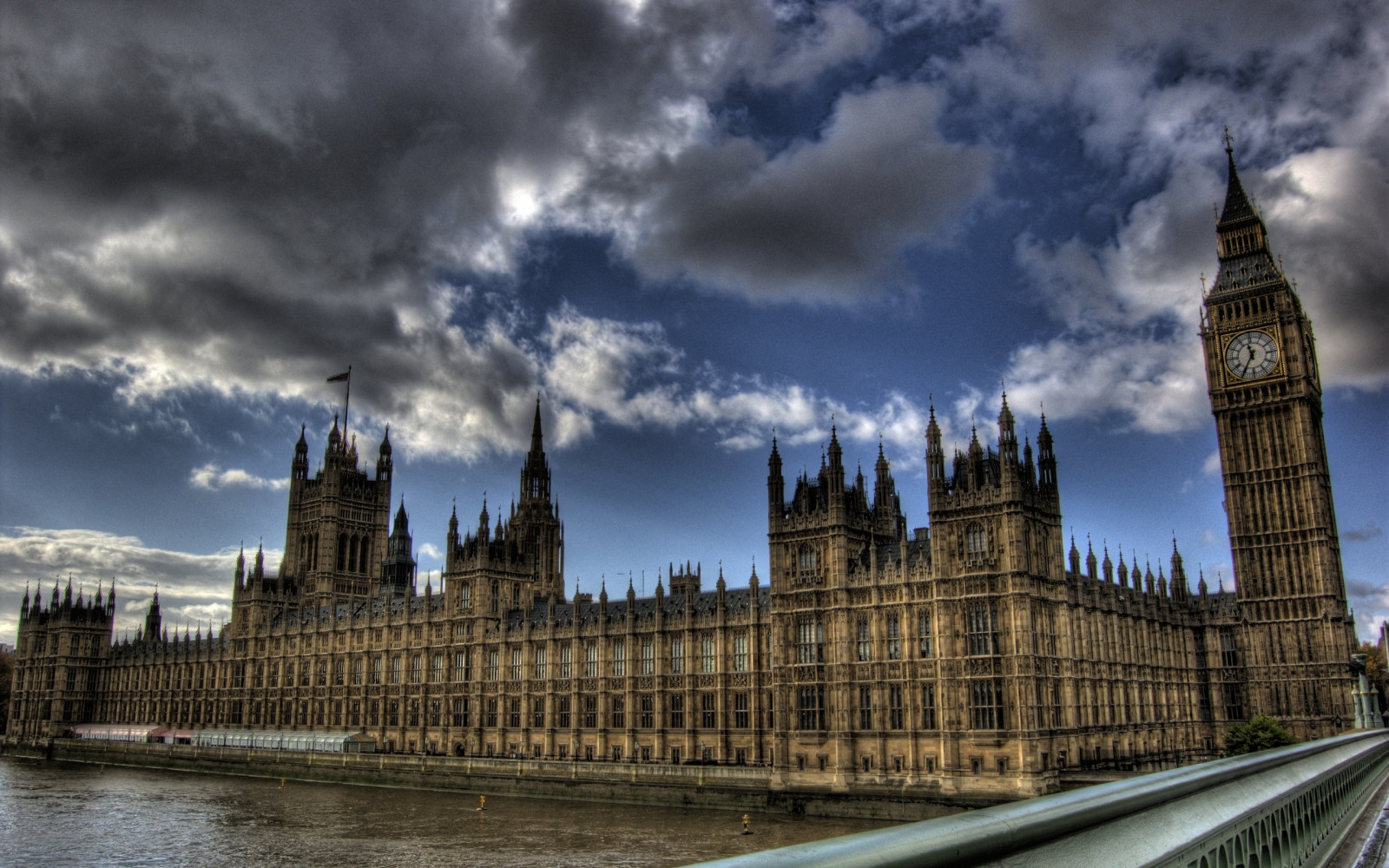 thames, Big Ben, London, HDR