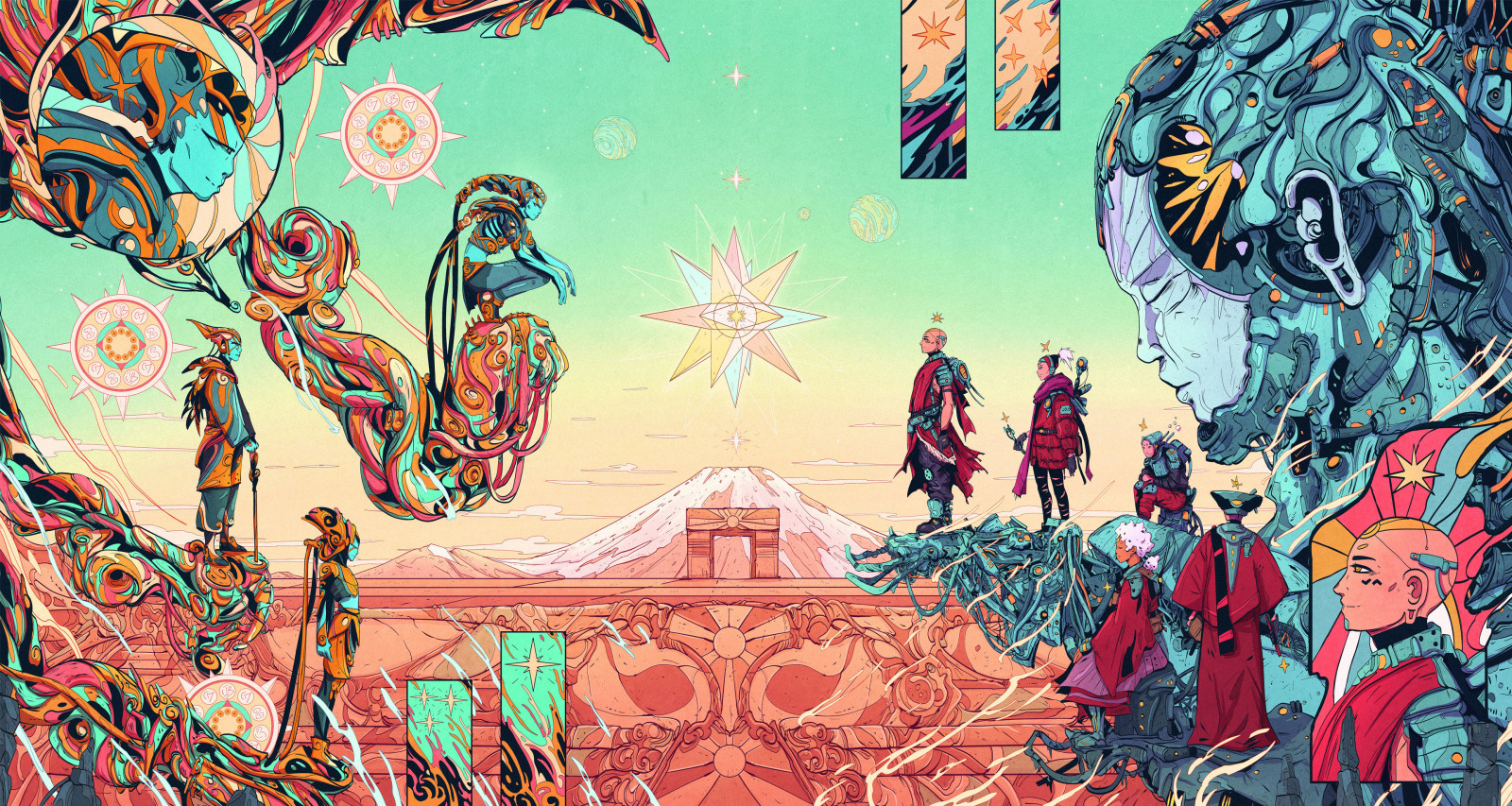 Fictional Visual Wallpaper : vertebrate, organism, ART, font, fictional character ...