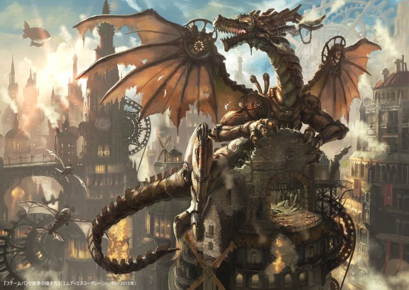 clockworks, steampunk, dragon, mythology, screenshot, pc game clockworks, steampunk, dragon, mythology, screenshot, pc game