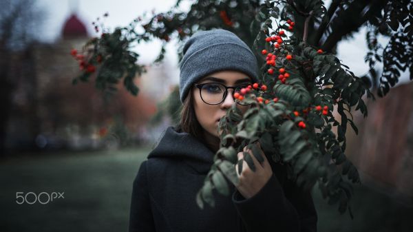 drzewa,kobiety,portret,500px,głębia pola,Kobiety w okularach