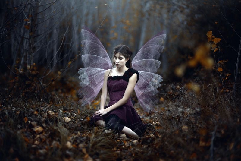 Příroda, křídla, ženy, model, fantasy dívky, ženy venku Příroda, křídla, ženy, model, fantasy dívky, ženy venku