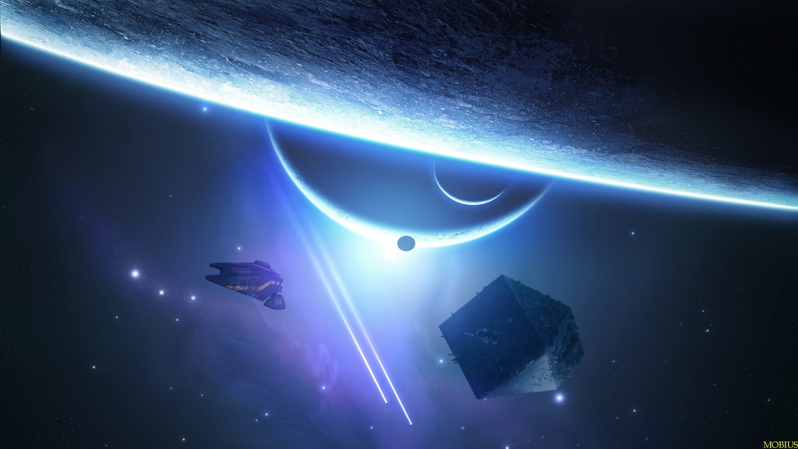 galaxie, planeta, prostor, atmosféra, vesmír, astronomie, Elite Nebezpečný, Snímek obrazovky, Atmosféra Země, vesmír, astronomický objekt