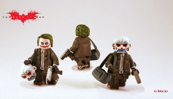 LEGO, Batman, dark, mask, Bank, Joker